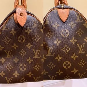 Authentic Louis Vuitton hand bag speedy 30 DU1018